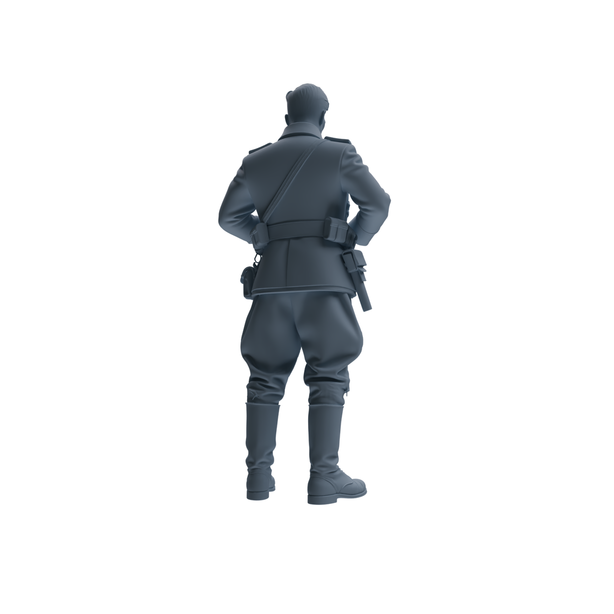 MRY-SFW SSTR181 Miniatures Soldier Model Kit Combat Soldier Pose Modern Model 6 pcs — detail view 2