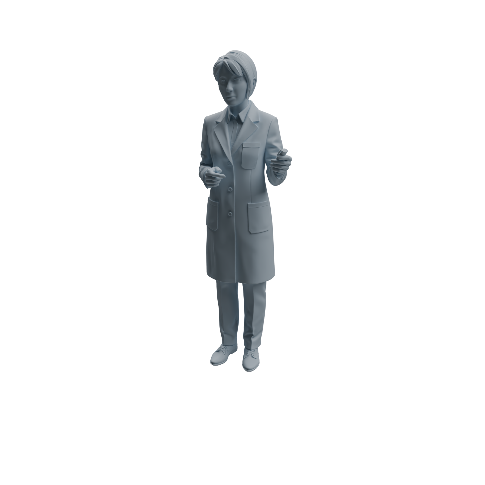 Detail view of MRY-SFW LYTR964 Lab Instructor Teacher Character Modern Model 4 pcs Model
