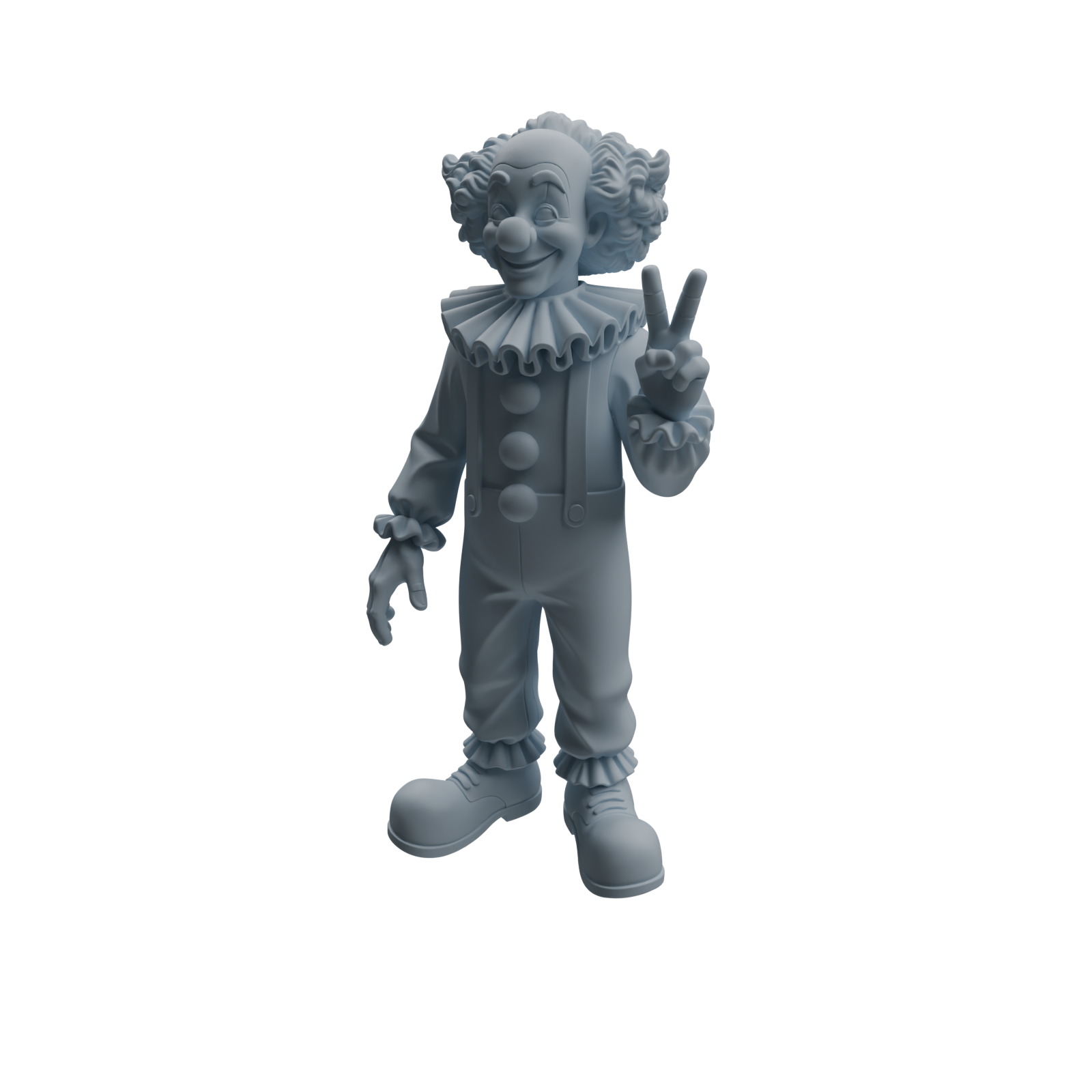 Detail view of MRY-SFW LYTR1055 Carnival Clown Style Character Modern Model 4 pcs Model