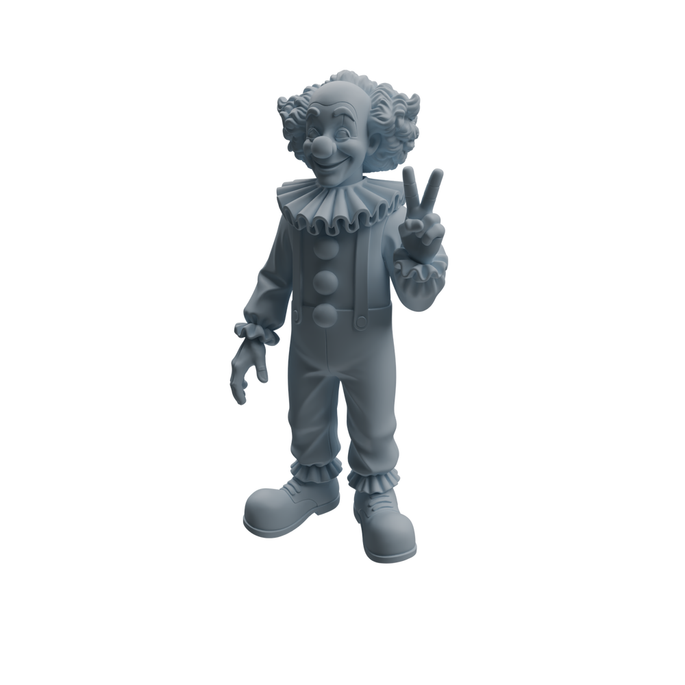 Detail view of MRY-SFW LYTR1055 Carnival Clown Style Character Modern Model 4 pcs Model