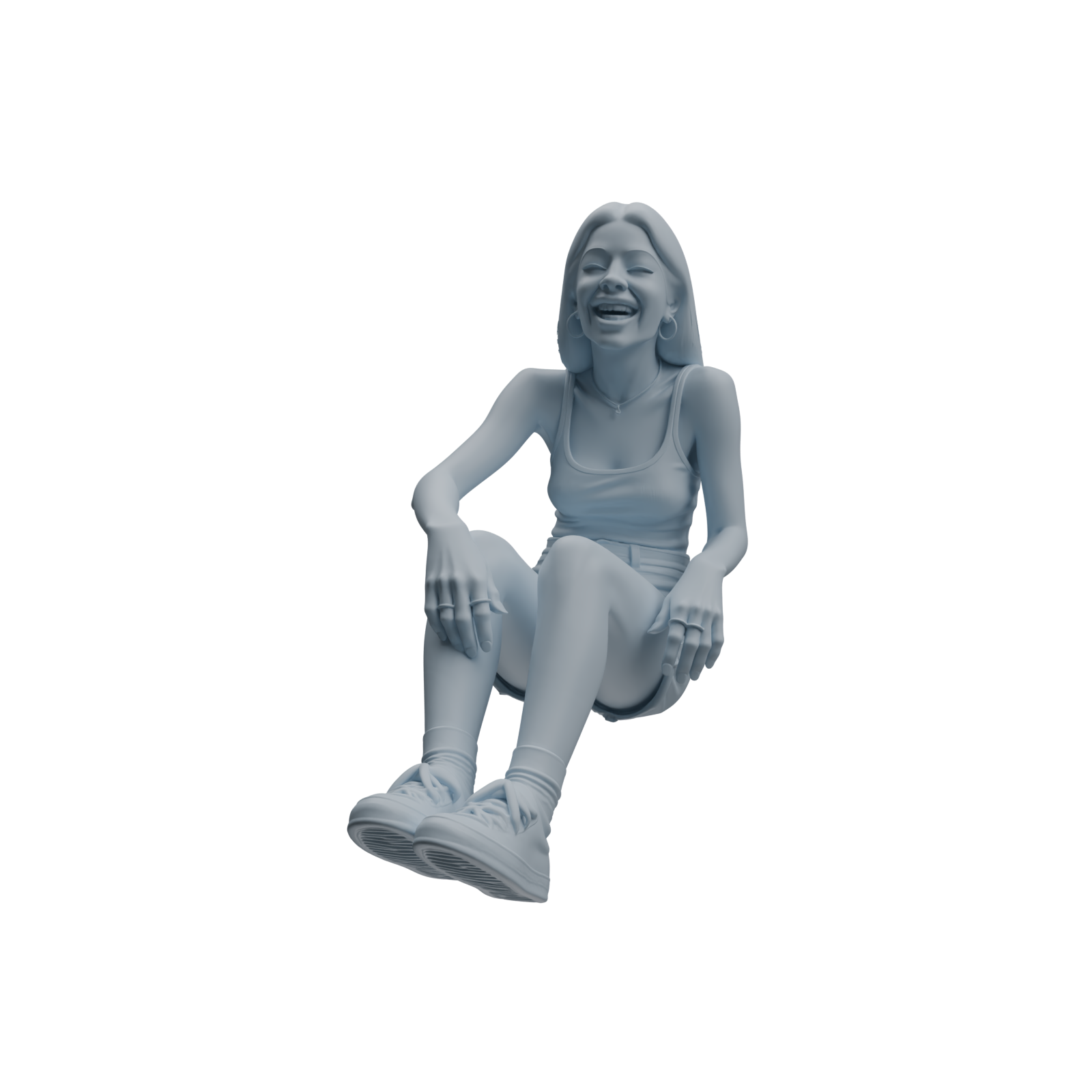 Detail view of MRY-SFW LYTR1042 Joyful Interactive Female Character Modern Model 4 pcs Model