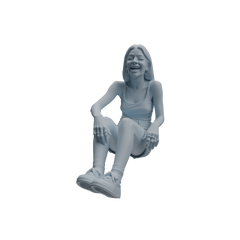 Detail view of MRY-SFW LYTR1042 Joyful Interactive Female Character Modern Model 4 pcs Model