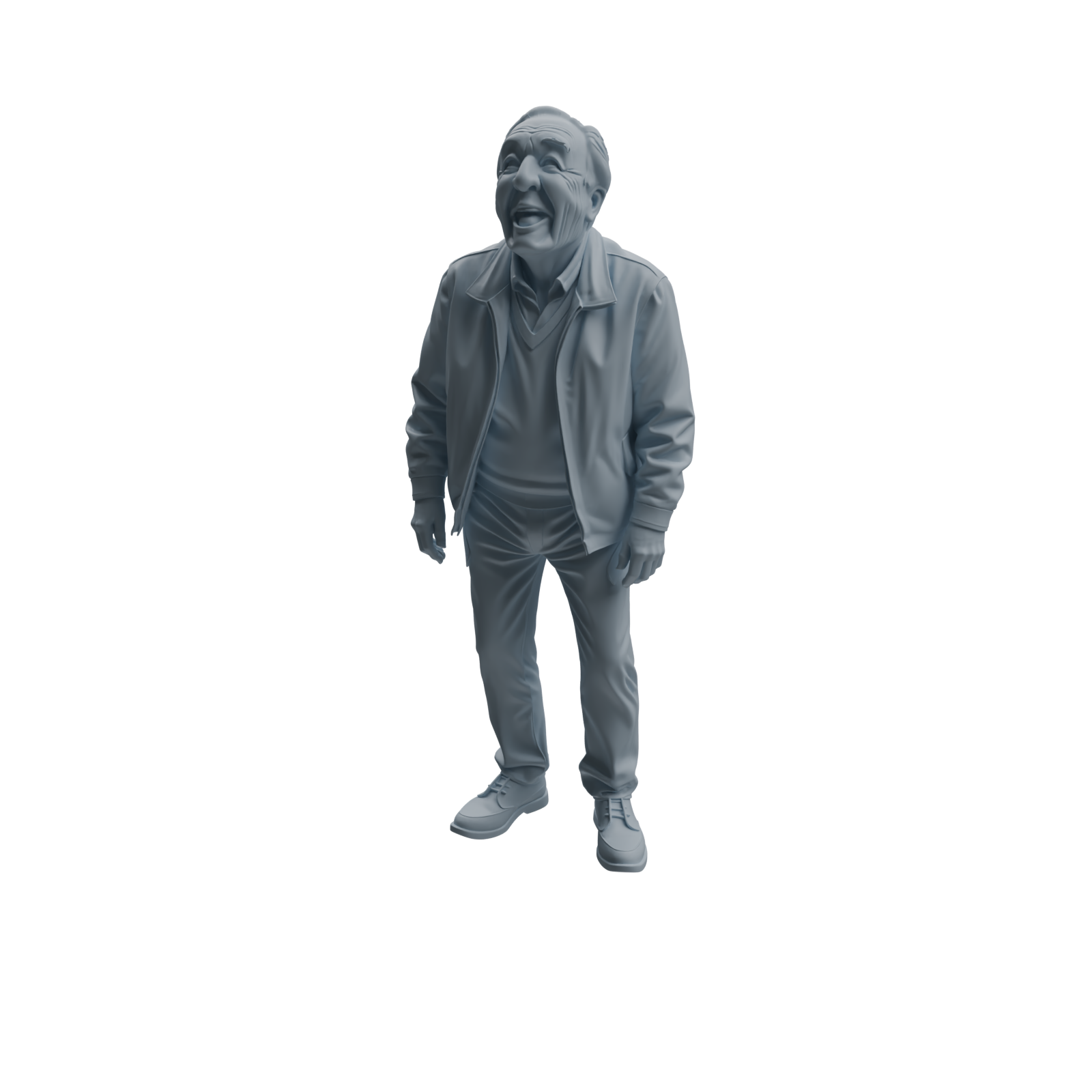 Detail view of MRY-SFW LYTR1037 Joyful Interactive Elderly Character Modern Model 4 pcs Model