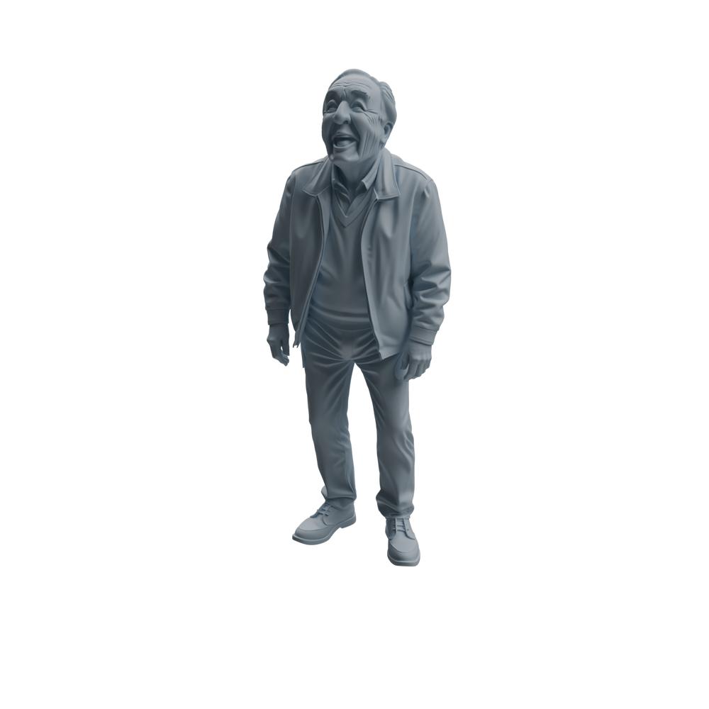 Detail view of MRY-SFW LYTR1037 Joyful Interactive Elderly Character Modern Model 4 pcs Model