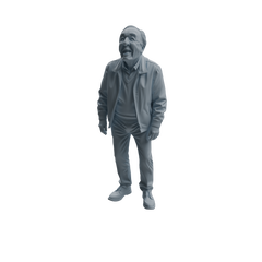 Detail view of MRY-SFW LYTR1037 Joyful Interactive Elderly Character Modern Model 4 pcs Model