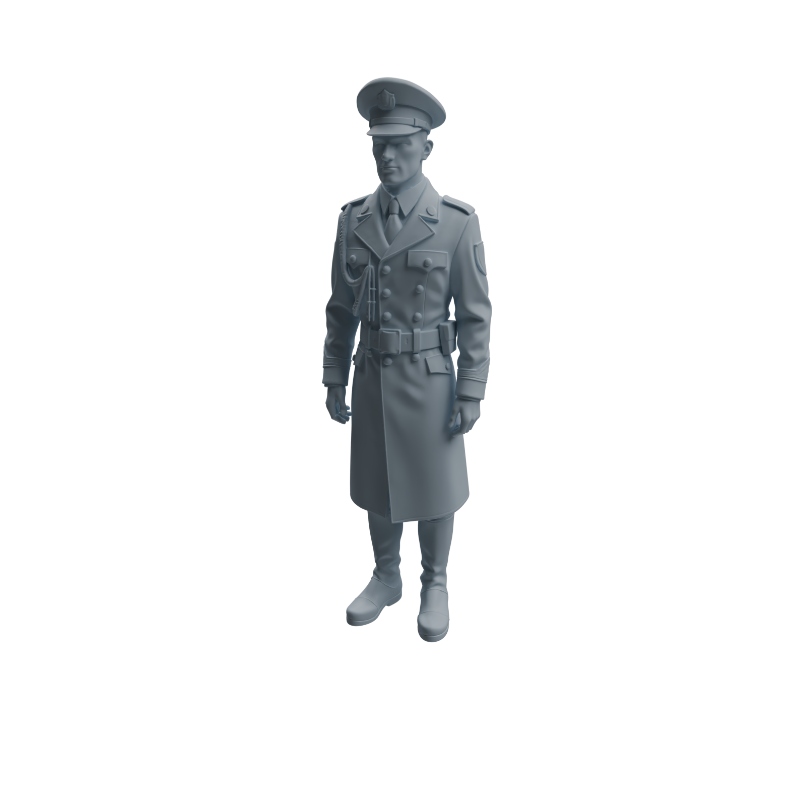 Detail view of MRY-SFW LYTR946 Uniformed Soldier Man Character Modern Model 4 pcs Model
