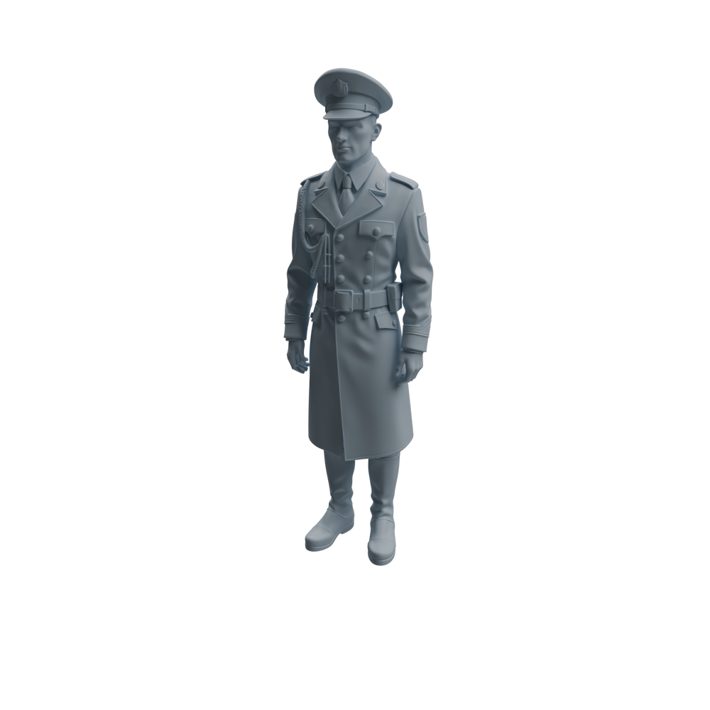 Detail view of MRY-SFW LYTR946 Uniformed Soldier Man Character Modern Model 4 pcs Model