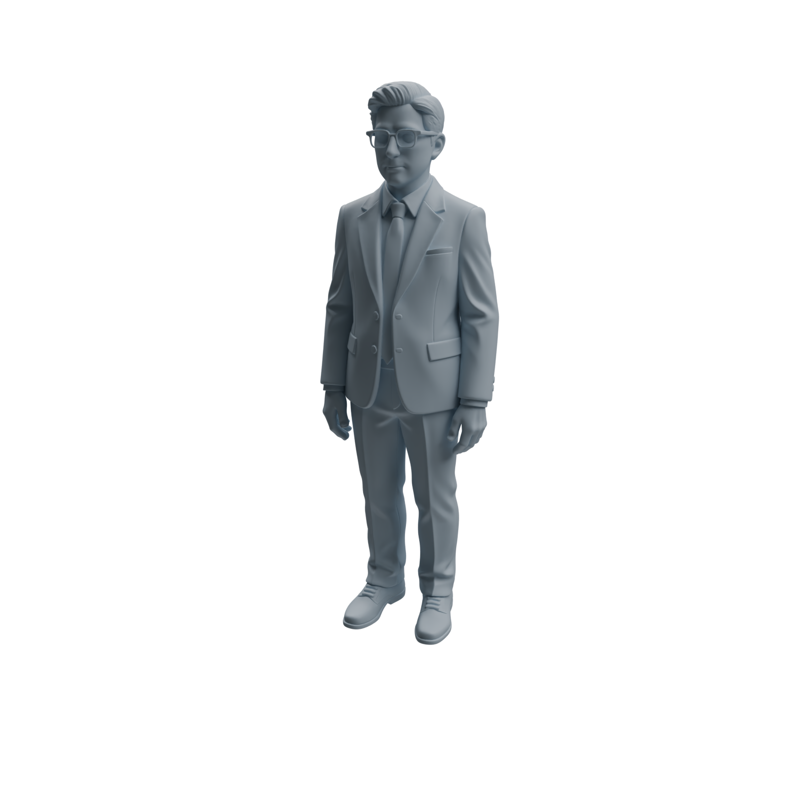 Detail view of MRY-SFW LYTR972 Book-Organizing Teacher Character Modern Model 3 pcs Model