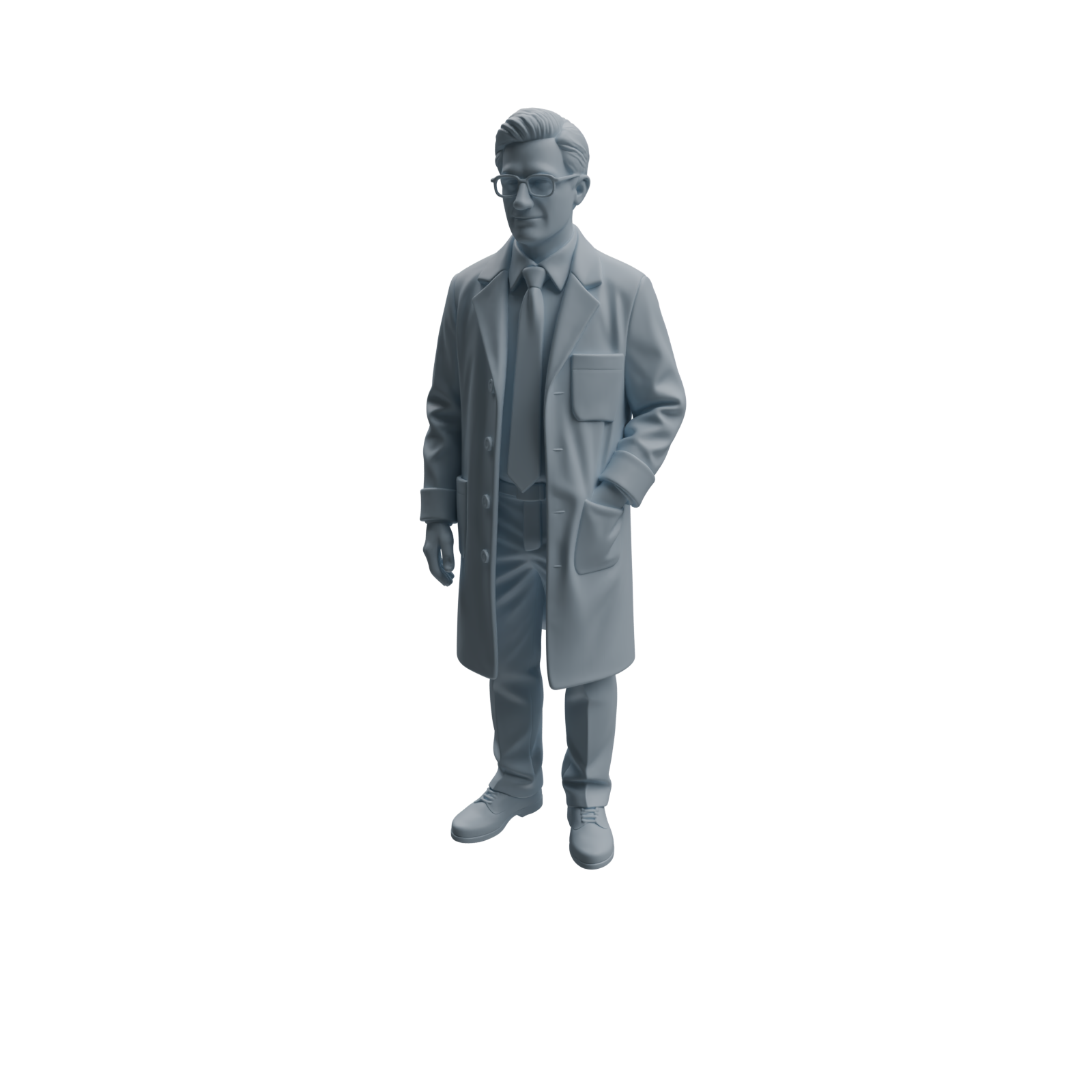 Detail view of MRY-SFW LYTR965 Lab Research Teacher Character Modern Model 4 pcs Model