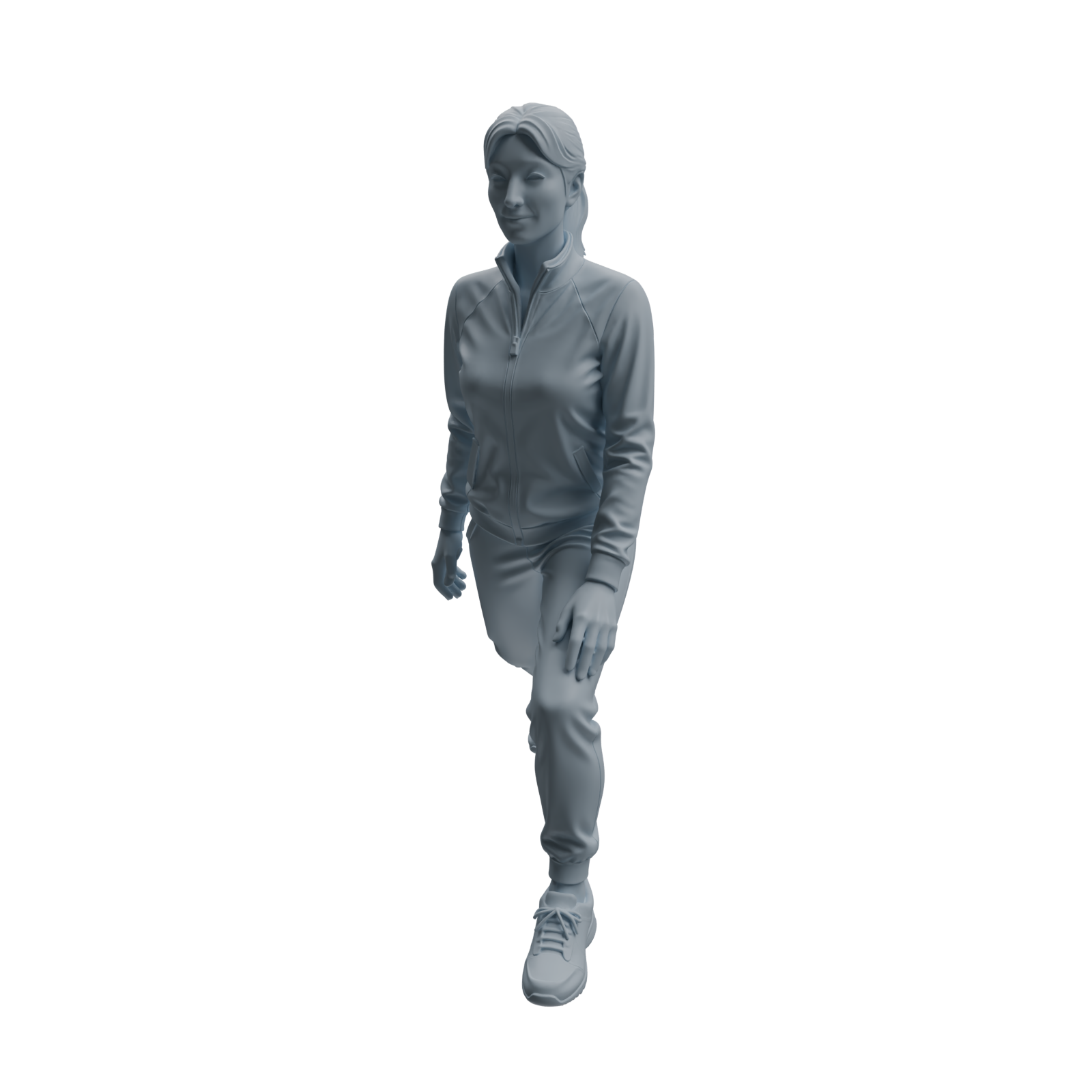 Detail view of MRY-SFW LYTR968 Sports-Scene PE Teacher Character Modern Model 4 pcs Model
