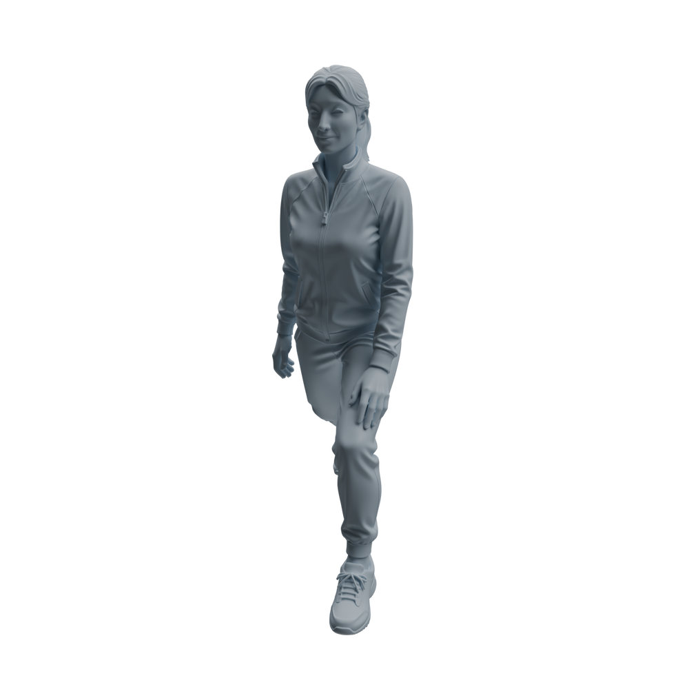 Detail view of MRY-SFW LYTR968 Sports-Scene PE Teacher Character Modern Model 4 pcs Model