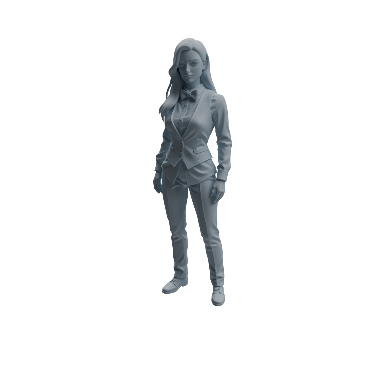Detail view of MRY-SFW LYTR933 Bar Bartender Woman Character Modern Model 4 pcs Model
