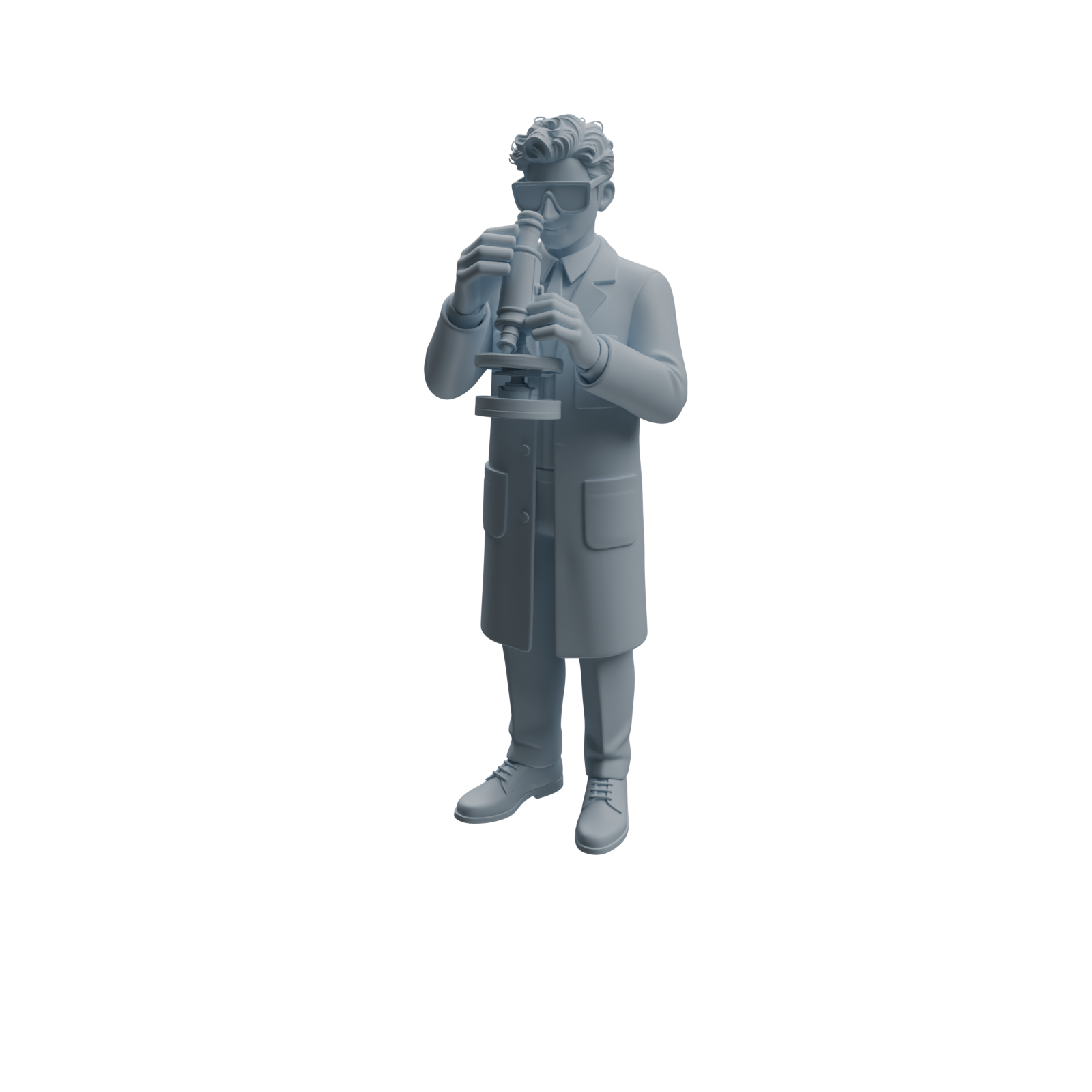 Detail view of MRY-SFW LYTR966 Lab-Operation Research Teacher Character Modern Model 4 pcs Model