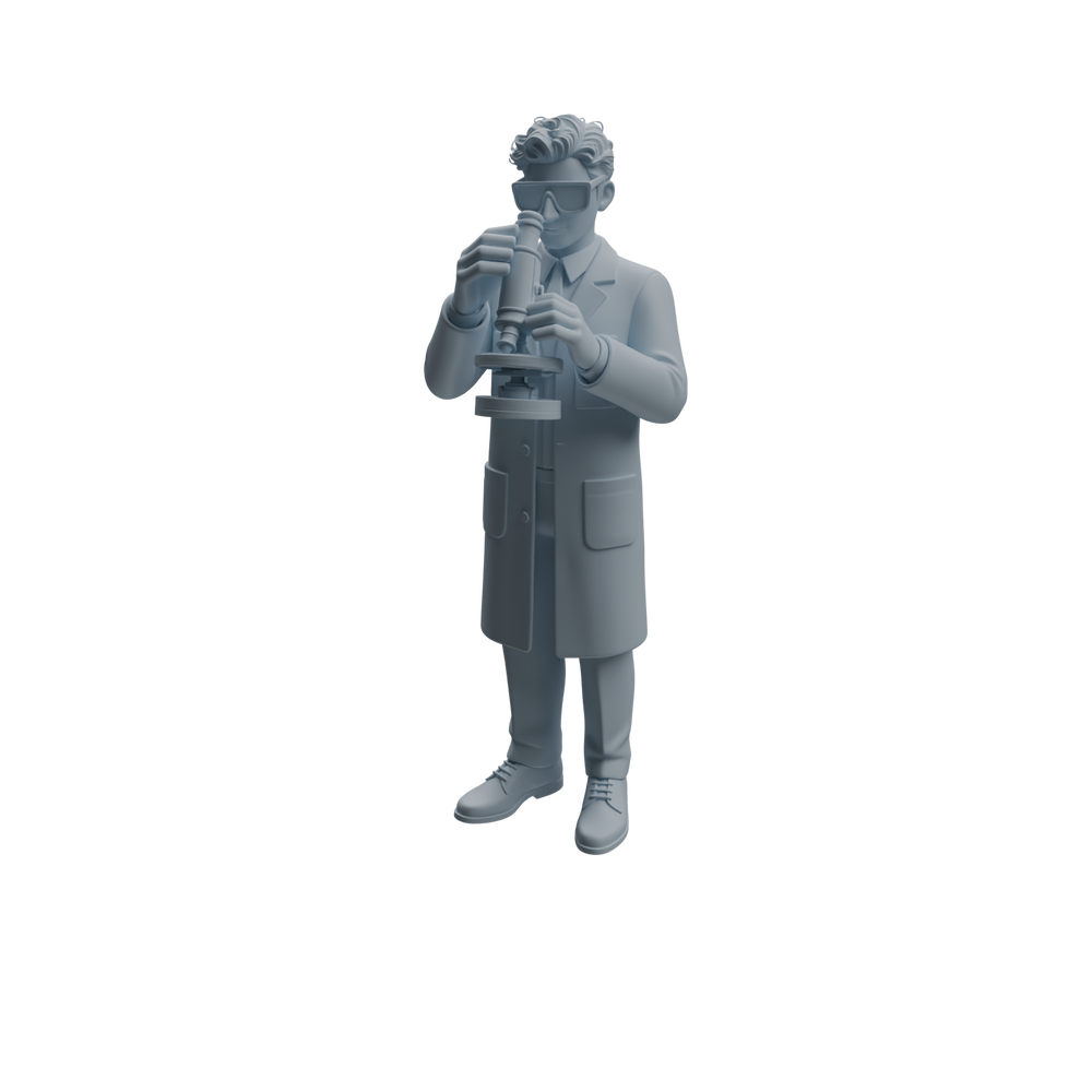 Detail view of MRY-SFW LYTR966 Lab-Operation Research Teacher Character Modern Model 4 pcs Model