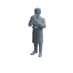 Detail view of MRY-SFW LYTR966 Lab-Operation Research Teacher Character Modern Model 4 pcs Model