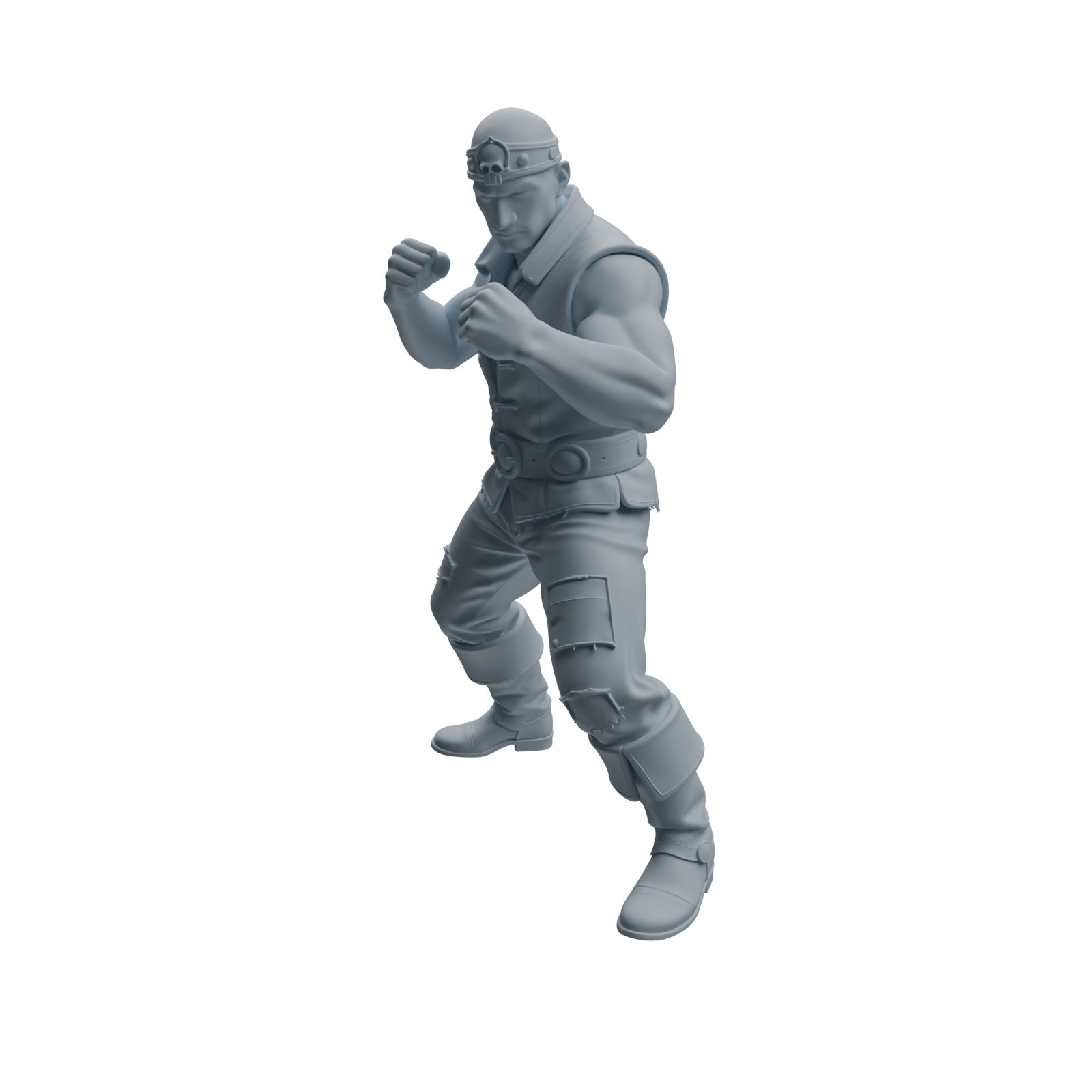 Detail view of MRY-SFW LYTR1099 Action Pose Pirate Character Modern Model 3 pcs Model