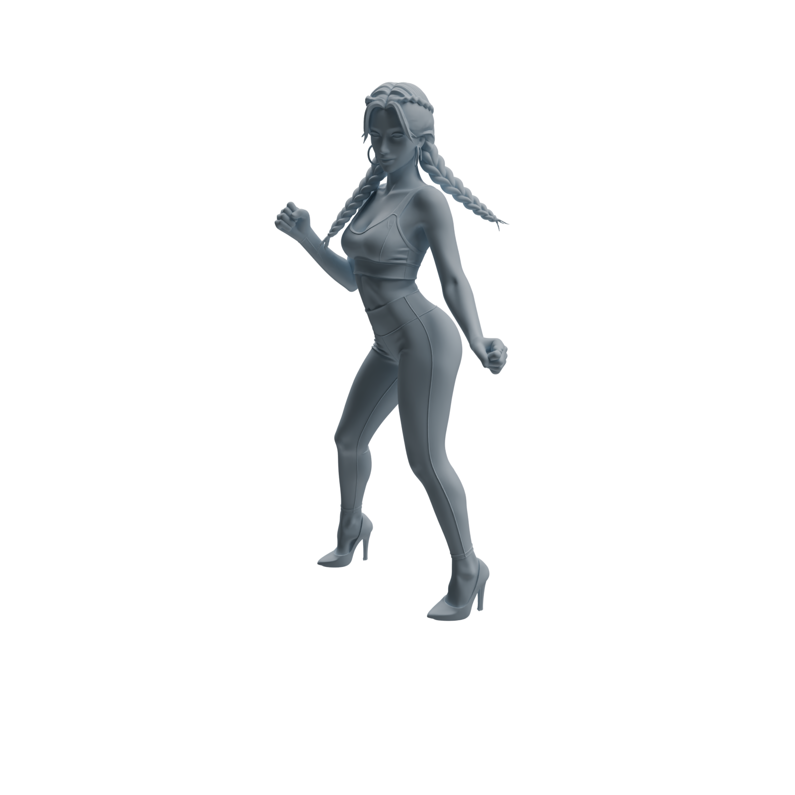 Detail view of MRY-SFW LYTR929 Nightclub Dancer Woman Character Modern Model 4 pcs Model