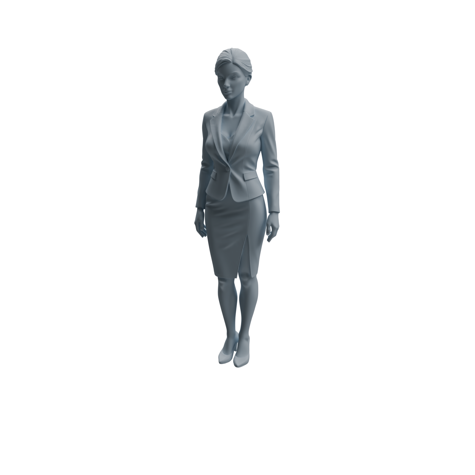 Detail view of MRY-SFW LYTR975 Business-Suit Office Woman Character Modern Model 4 pcs Model