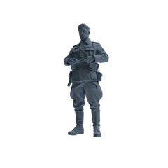 MRY-SFW SSTR181 Miniatures Soldier Model Kit Combat Soldier Pose Modern Model 6 pcs