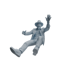 Detail view of MRY-SFW LYTR1041 Joyful Interactive Male Character Modern Model 4 pcs Model
