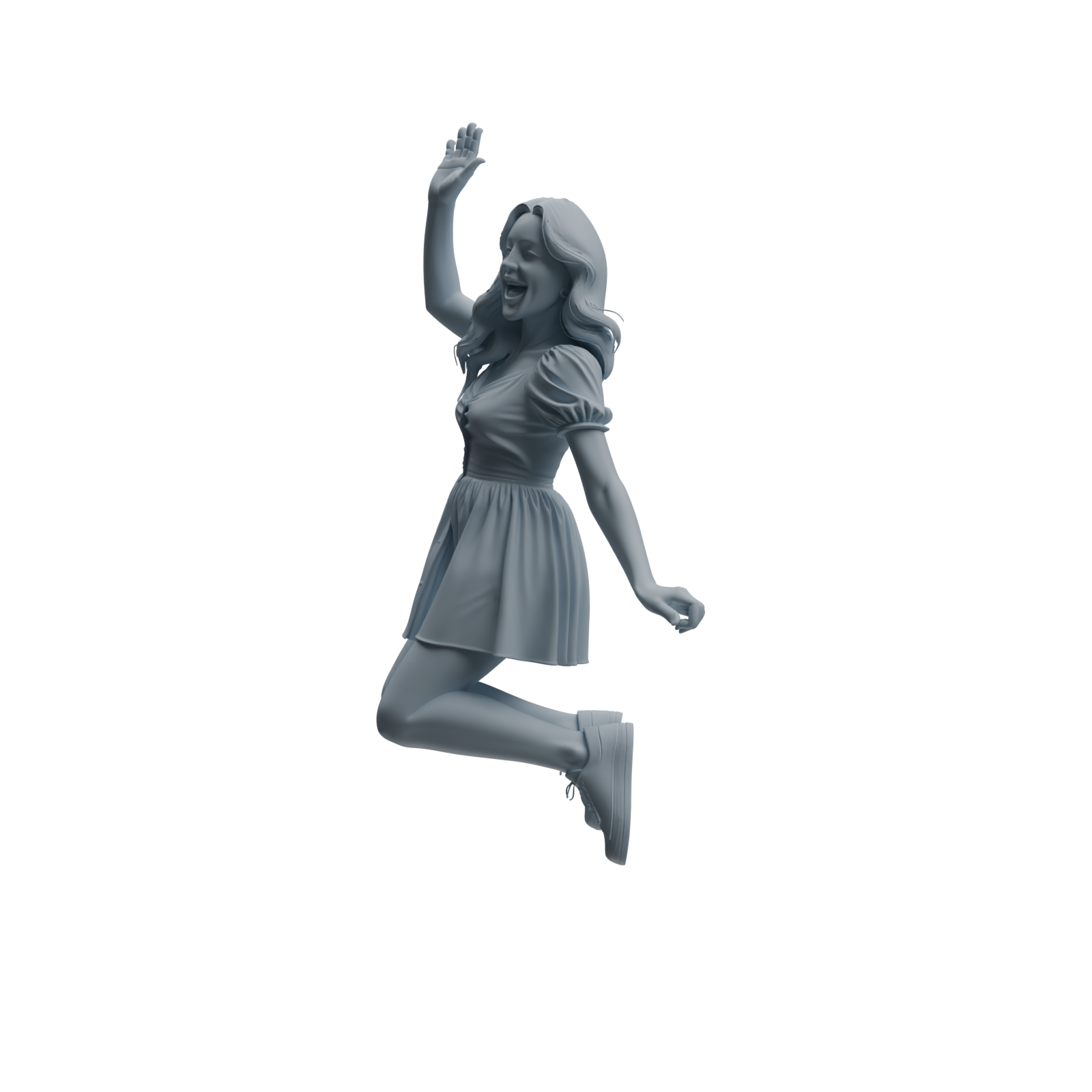 Detail view of MRY-SFW LYTR1043 Vibrant Interactive Female Character Modern Model 4 pcs Model