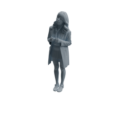 Detail view of MRY-SFW LYTR1006 Female Doctor in Clinic Scene Character Modern Model 4 pcs Model