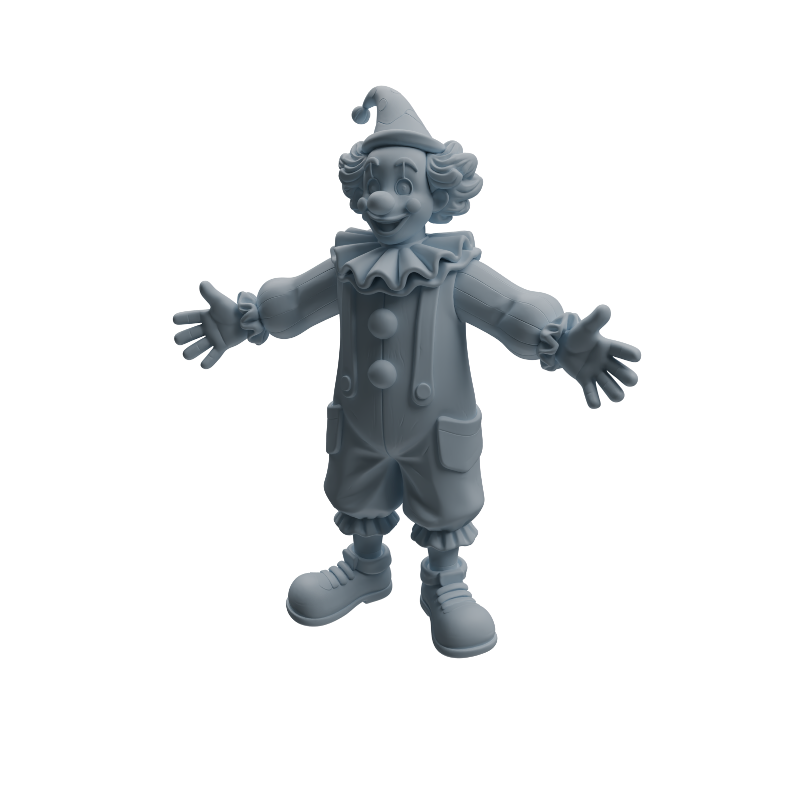 Detail view of MRY-SFW LYTR1054 Clown Character Modern Model 4 pcs Model