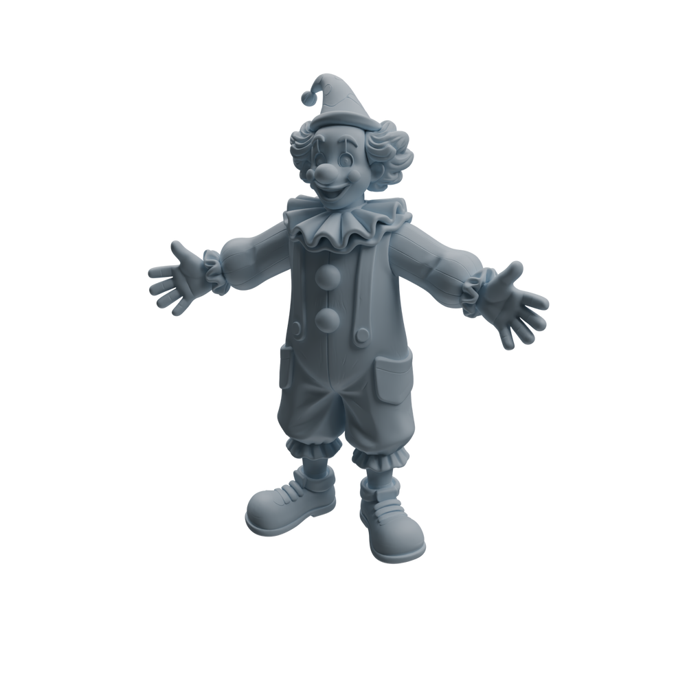 Detail view of MRY-SFW LYTR1054 Clown Character Modern Model 4 pcs Model