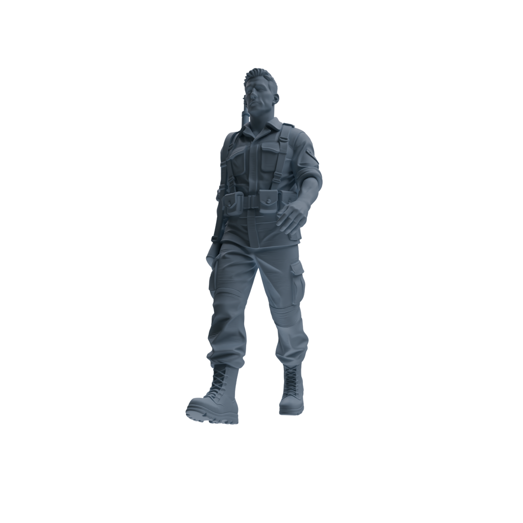 MRY-SFW SSTR178 Miniatures Soldier Model Kit Resting Soldier Pose Modern Model 6 pcs