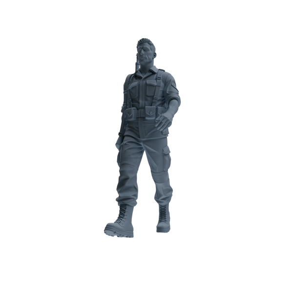 MRY-SFW SSTR178 Miniatures Soldier Model Kit Resting Soldier Pose Modern Model 6 pcs