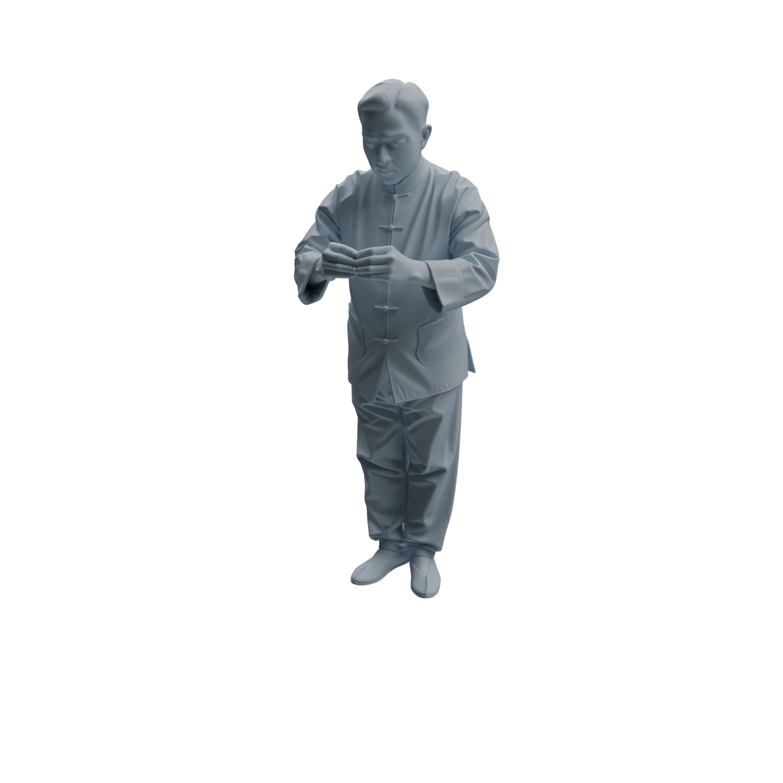 Detail view of MRY-SFW LYTR1088 Multi-pose Kneeling Character Modern Model 4 pcs Model