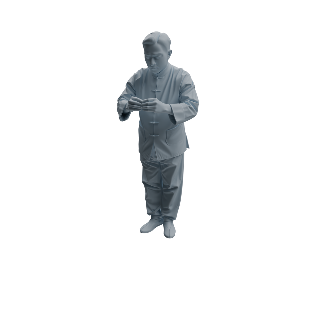 Detail view of MRY-SFW LYTR1088 Multi-pose Kneeling Character Modern Model 4 pcs Model