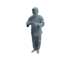 Detail view of MRY-SFW LYTR1088 Multi-pose Kneeling Character Modern Model 4 pcs Model