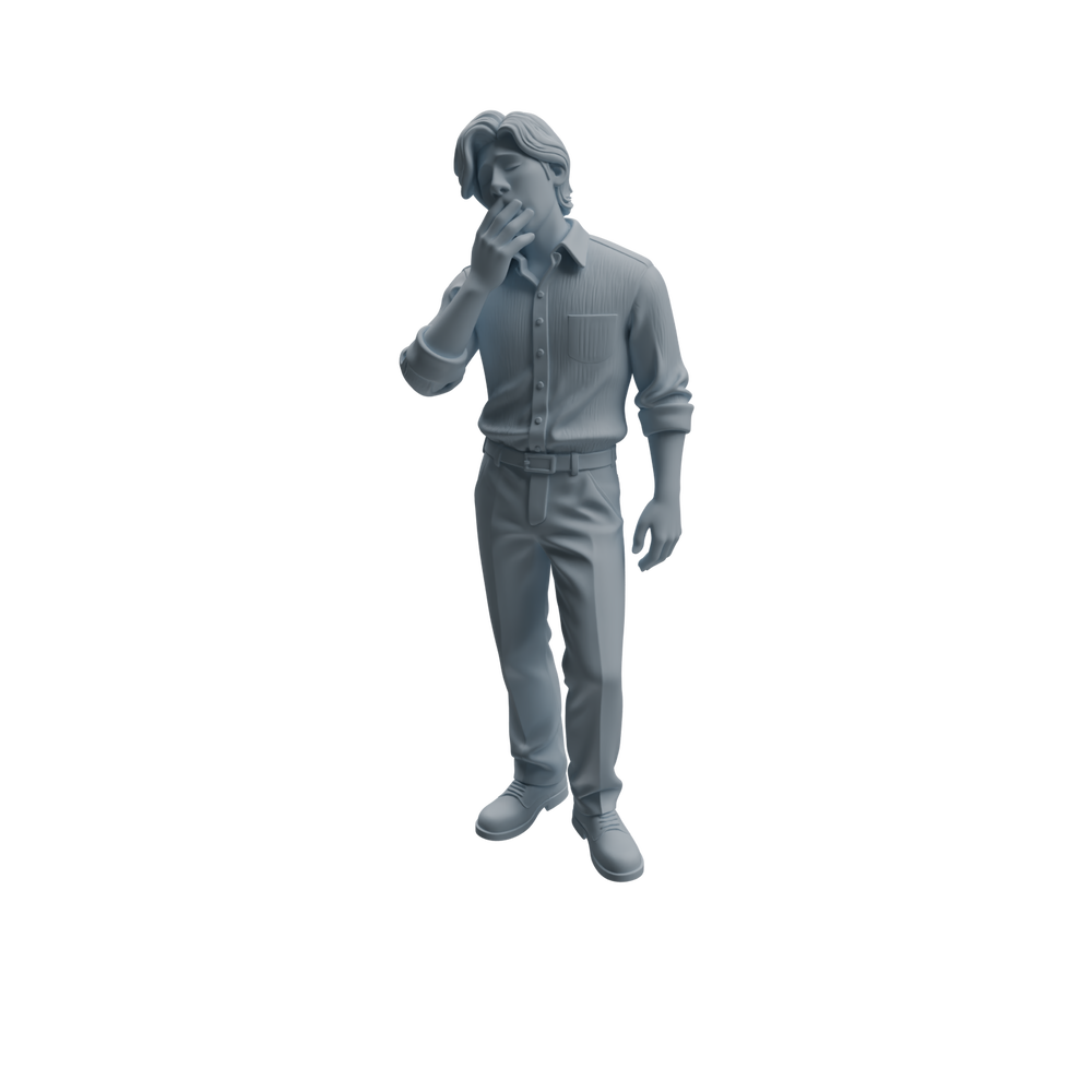 Detail view of MRY-SFW LYTR941 Party Man Character Modern Model 3 pcs Model
