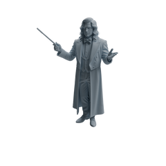 Detail view of MRY-SFW LYTR1050 Magician Performance Pose Character Modern Model 3 pcs Model