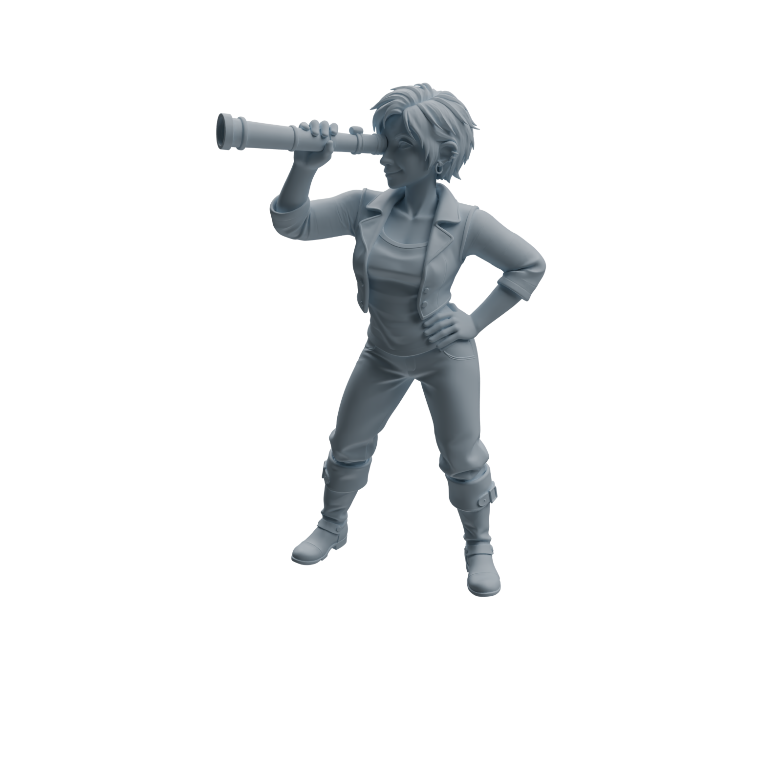 Detail view of MRY-SFW LYTR1095 Multi-pose Female Pirate Character Modern Model 4 pcs Model
