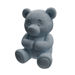 Detail view of MRY-SFW LYTR1048 Cartoon Bear & Cat Animal Modern Model 4 pcs Model