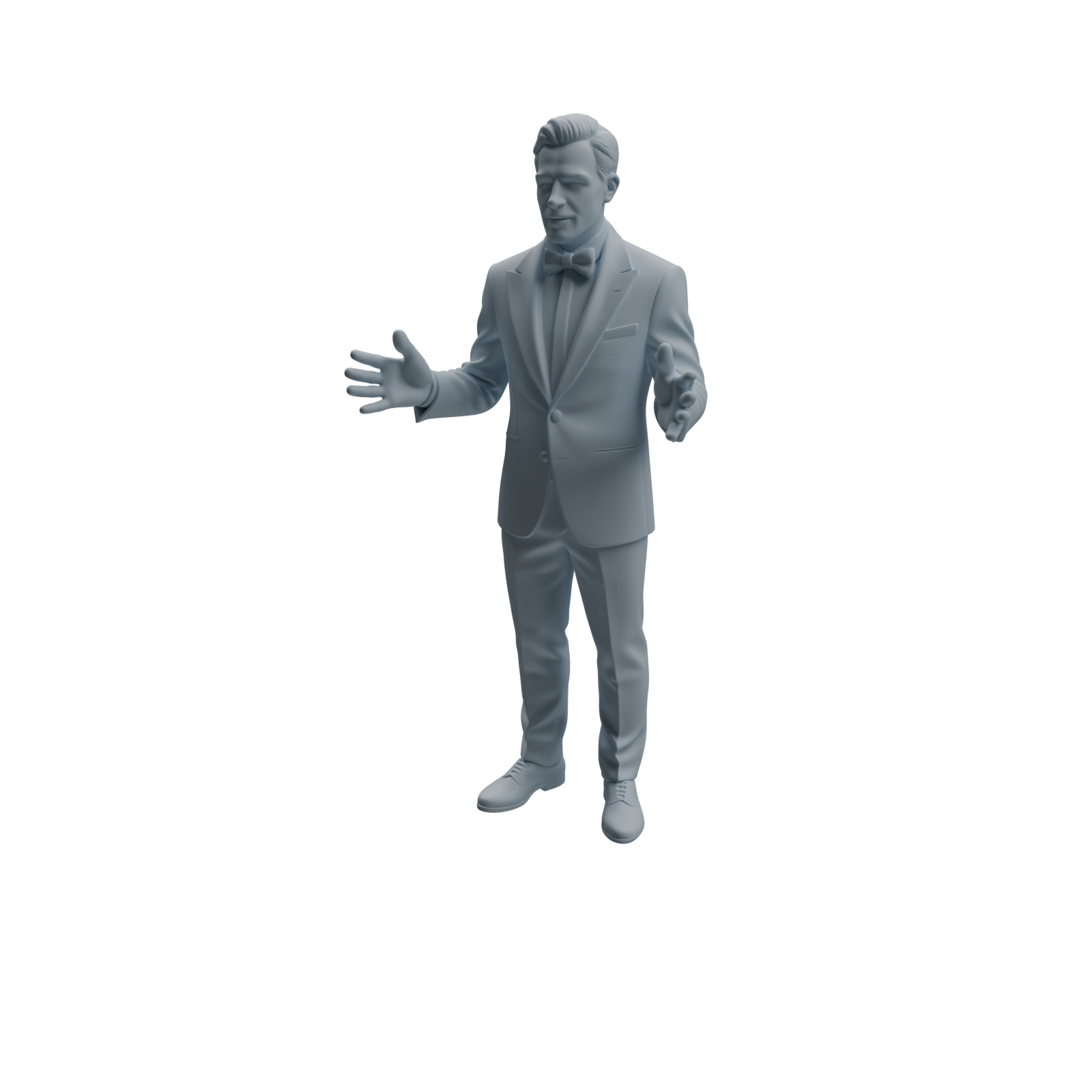 Detail view of MRY-SFW LYTR944 Suit Man Character Modern Model 4 pcs Model