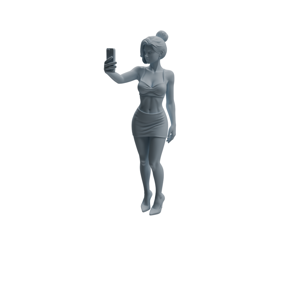 Detail view of MRY-SFW LYTR942 Selfie Woman Character Modern Model 4 pcs Model