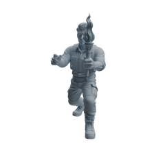 Detail view of MRY-SFW LYTR1014 Adventure Camping Male Character Modern Model 4 pcs Model