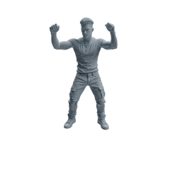 Detail view of MRY-SFW LYTR926 Nightclub Style Man Character Modern Model 4 pcs Model