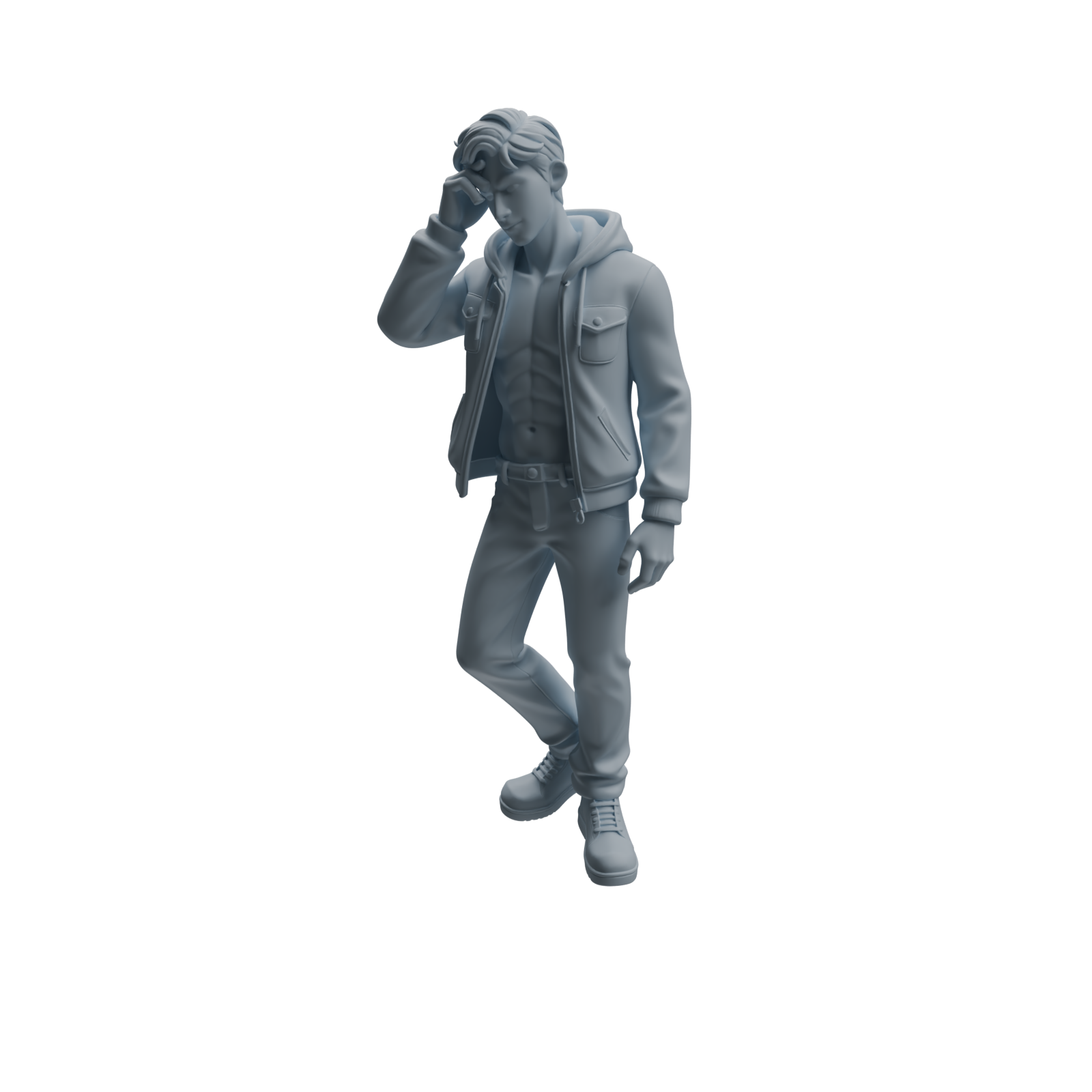 Detail view of MRY-SFW LYTR939 Urban Man Character Modern Model 3 pcs Model