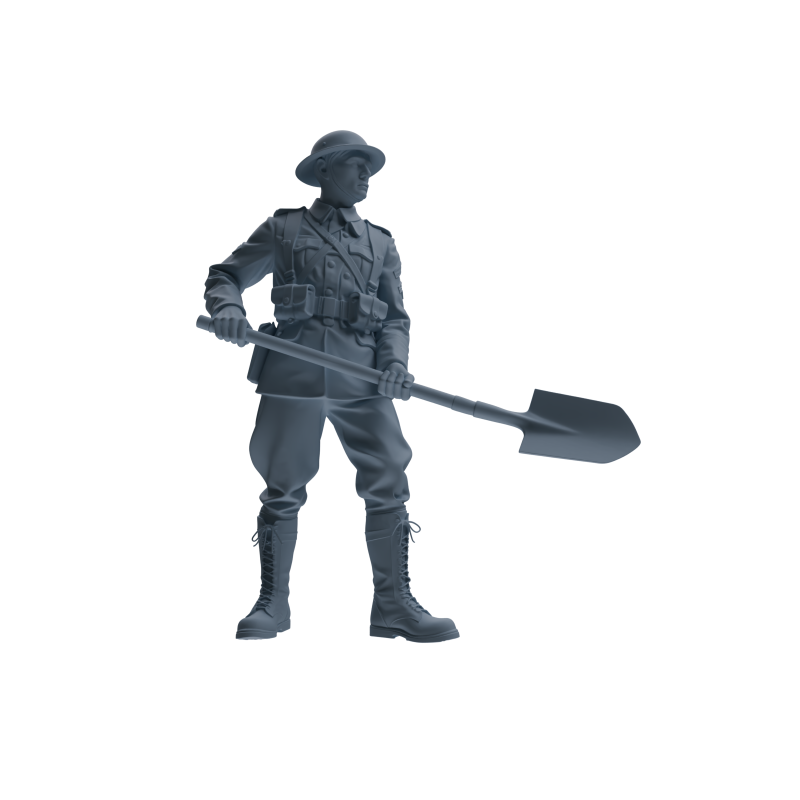 MRY-SFW SSTR177 Miniatures Soldier Model Kit Combat Engineer Soldier Modern Model 6 pcs