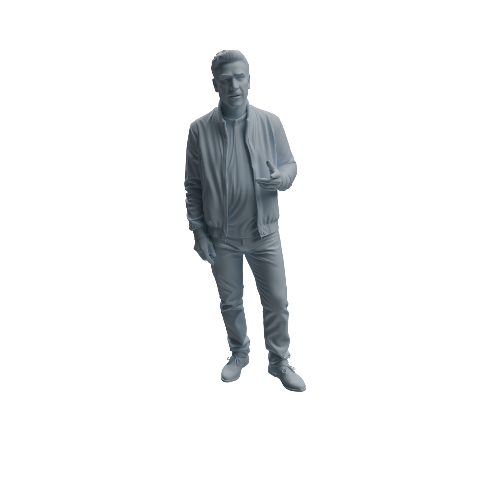 Detail view of MRY-SFW LYTR989 Business Workplace Man Character Modern Model 3 pcs Model
