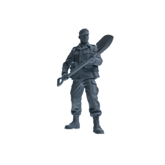 MRY-SFW SSTR185 Miniatures Soldier Model Kit Combat Engineer Soldier Pose Modern Model 4 pcs