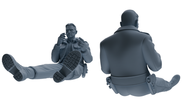 MRY-SFW SSTR208 Miniatures Soldier Model Kit Multi-Scenario Soldier Pose Modern Model 5 pcs