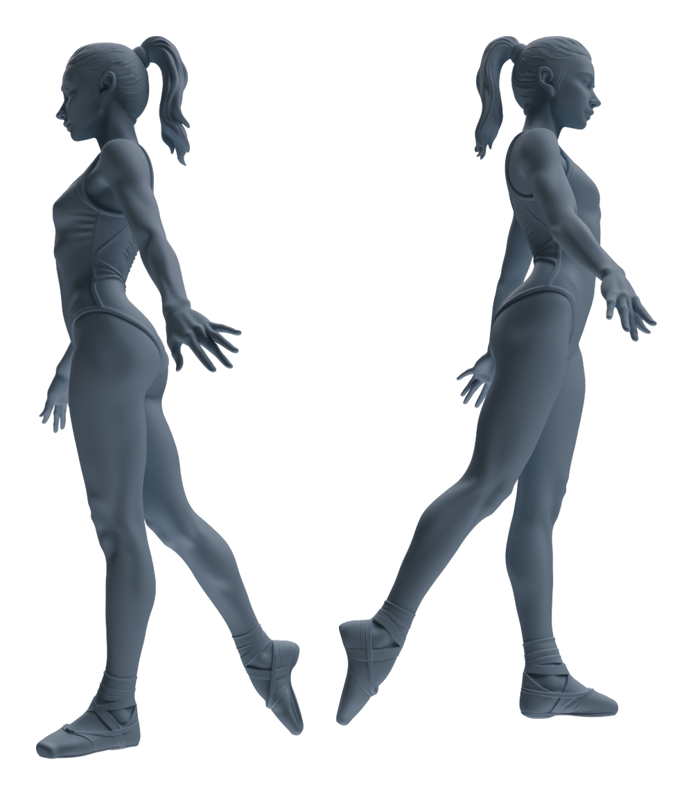 Detail view of MRY-SFW LYTR835 Rhythmic Gymnastics Female Athlete Figure Modern Model 6 pcs Miniature Car Diorama Figures Scene Props Accessories Resin Model