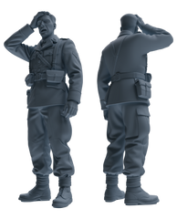 MRY-SFW SSTR194 Miniatures Soldier Model Kit Combat Command Soldier Pose Modern Model 3 pcs