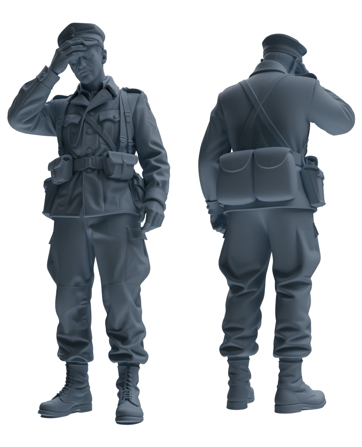 MRY-SFW SSTR199 Multi-Functional Combat Soldier Pose Modern Model 6 pcs