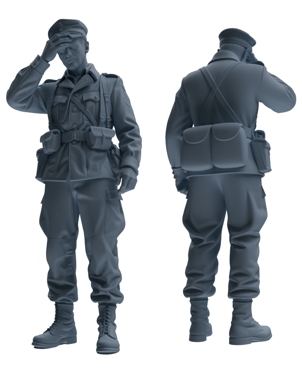 MRY-SFW SSTR199 Multi-Functional Combat Soldier Pose Modern Model 6 pcs